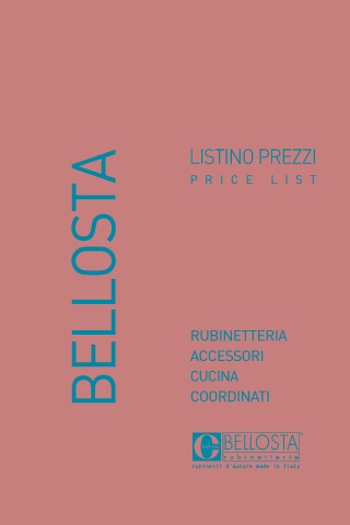 bellosta rubinetterie - catalogo generale